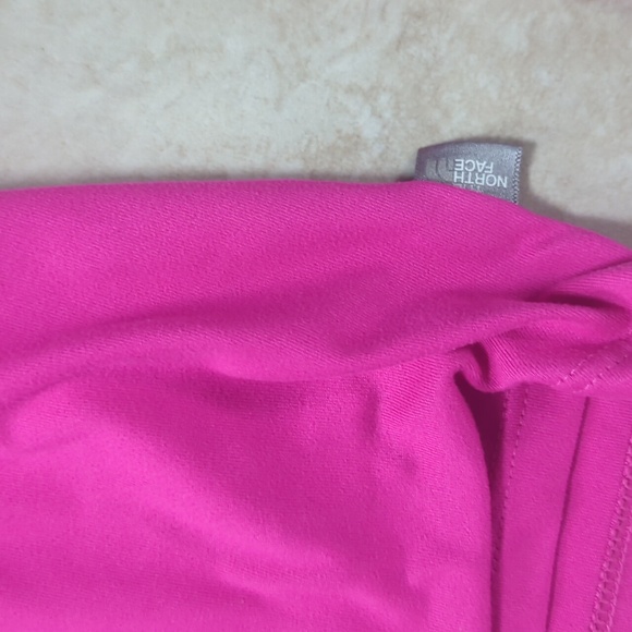 Girls size 7 The North Face pink long sleeve shirt Girls Rock - Picture 2 of 7